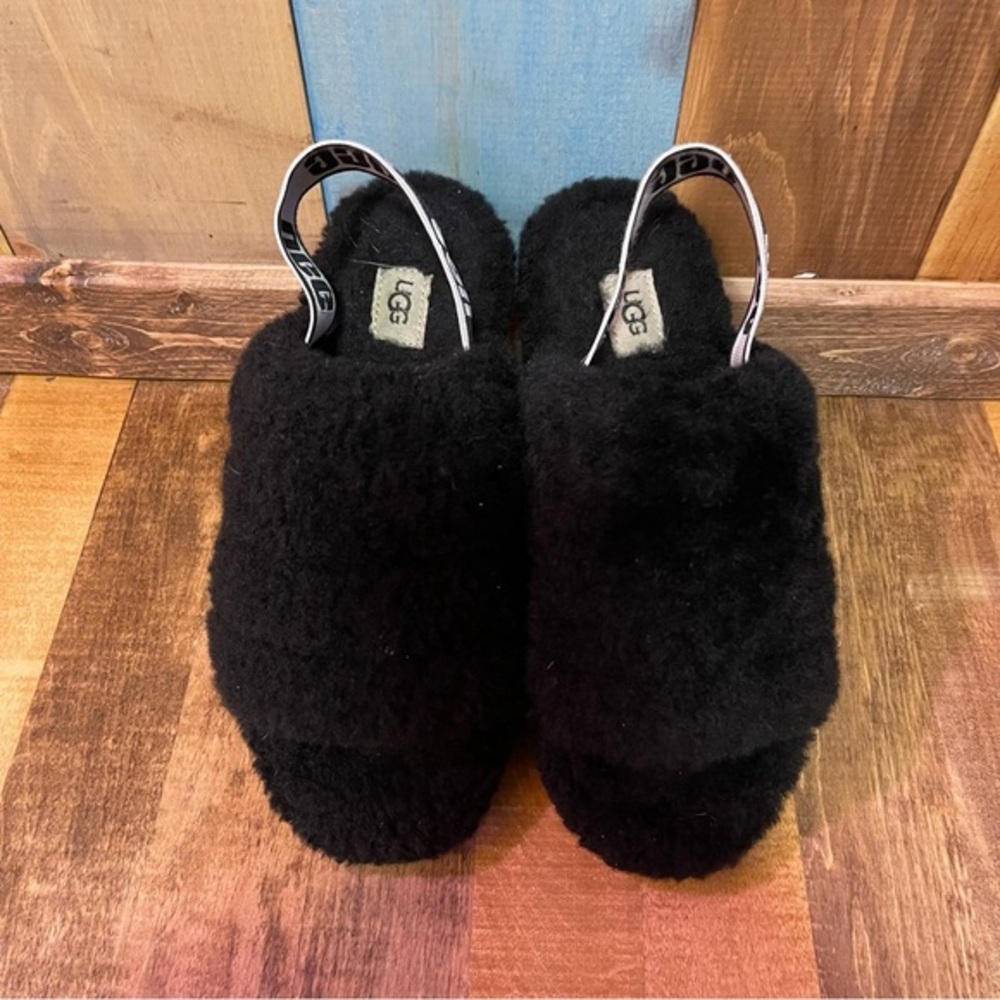 UGG Oh Yeah Slide Slippers – Black | Women’s Size 7​ - Picture 4 of 10